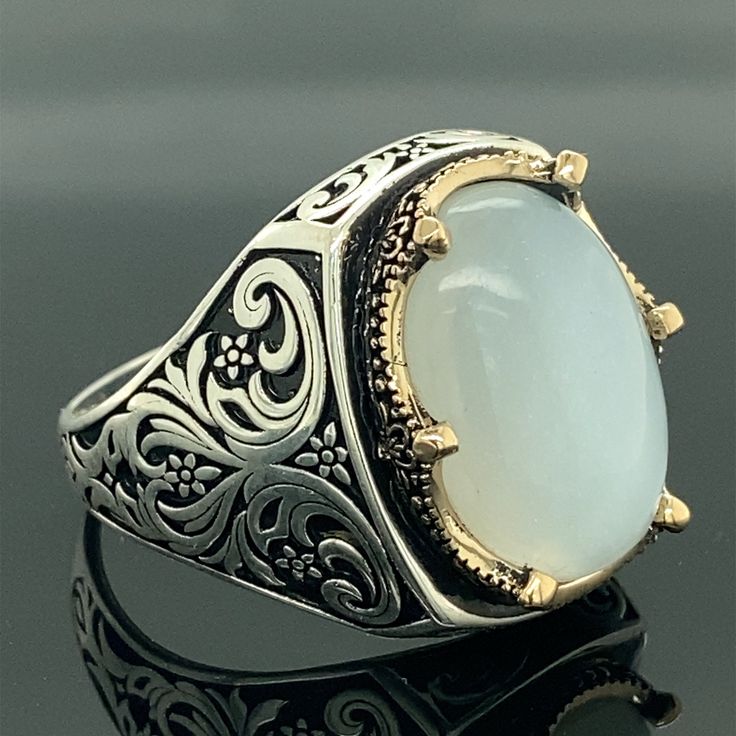 Black Onyx Protection Ring